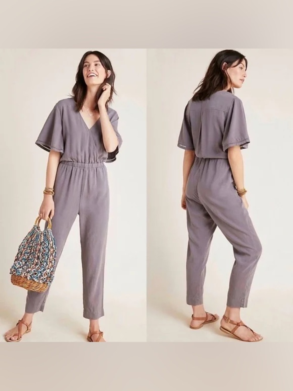 Anthropologie Cloth & Stone Gulpiyuri Jumpsuit